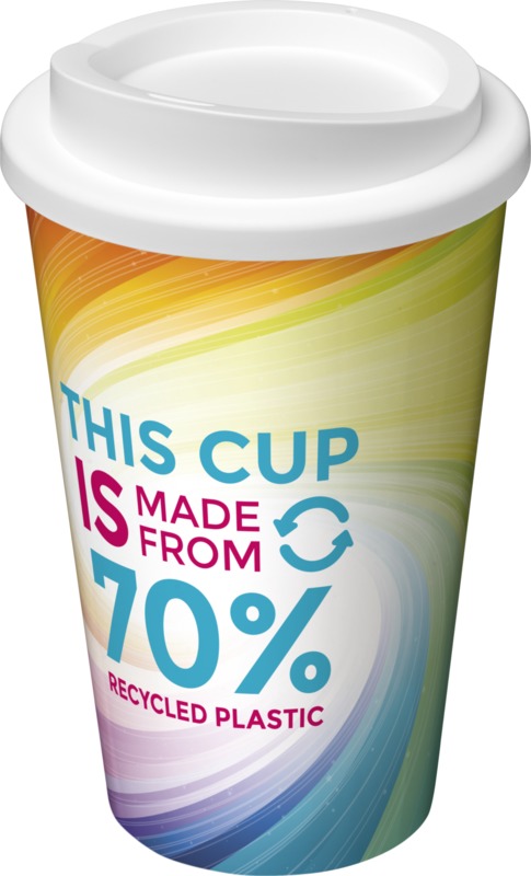 Brite-Americano® Eco 350 ml Isolierbecher – weiss