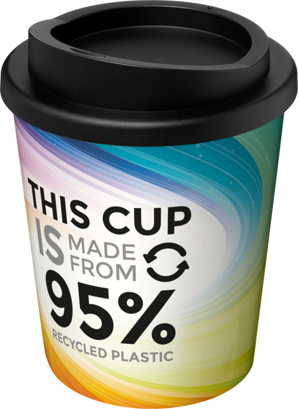 Brite-Americano® Espresso Recycled Isolierbecher, 250 ml – schwarz