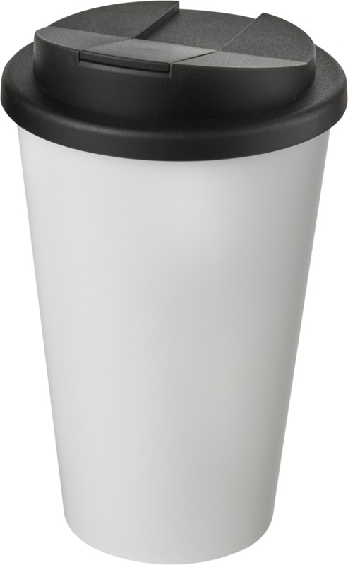 Americano® 350 ml Isolierbecher mit auslaufsicherem Schraubverschluss – schwarz
