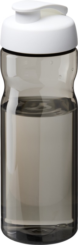 H2O Active® Eco Base 650 ml Sportflasche mit Klappdeckel – kohle