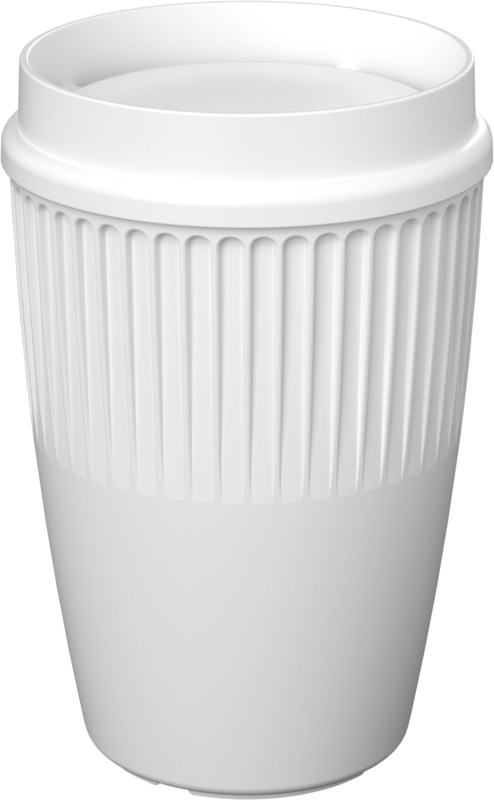 Cirrus POP 350 ml Becher mit 360°-Deckel – weiss