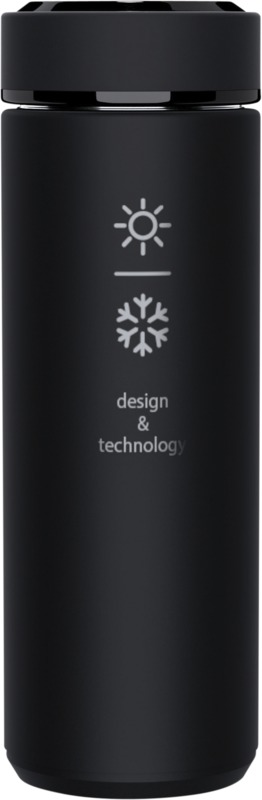 SCX.design D10 Smart Isolierflasche – schwarz